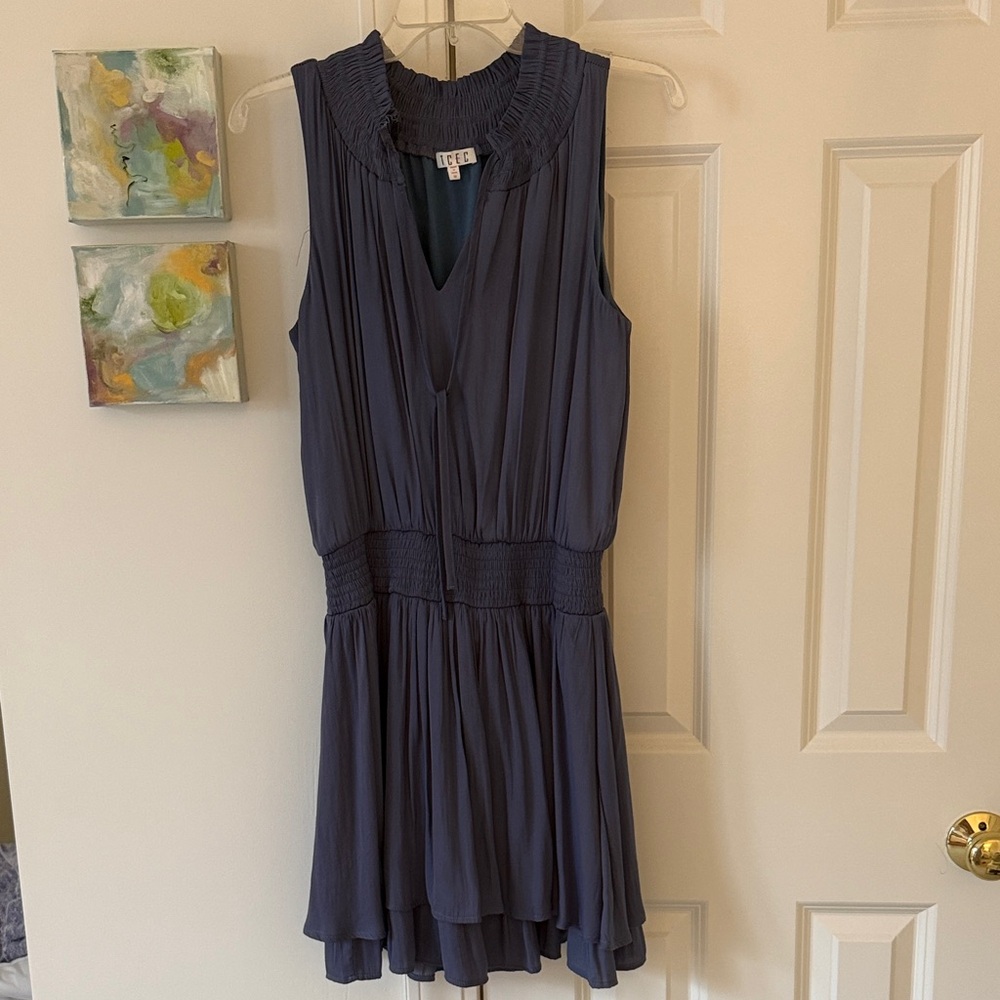 TCEC Sleeveless Blue Mini Dress